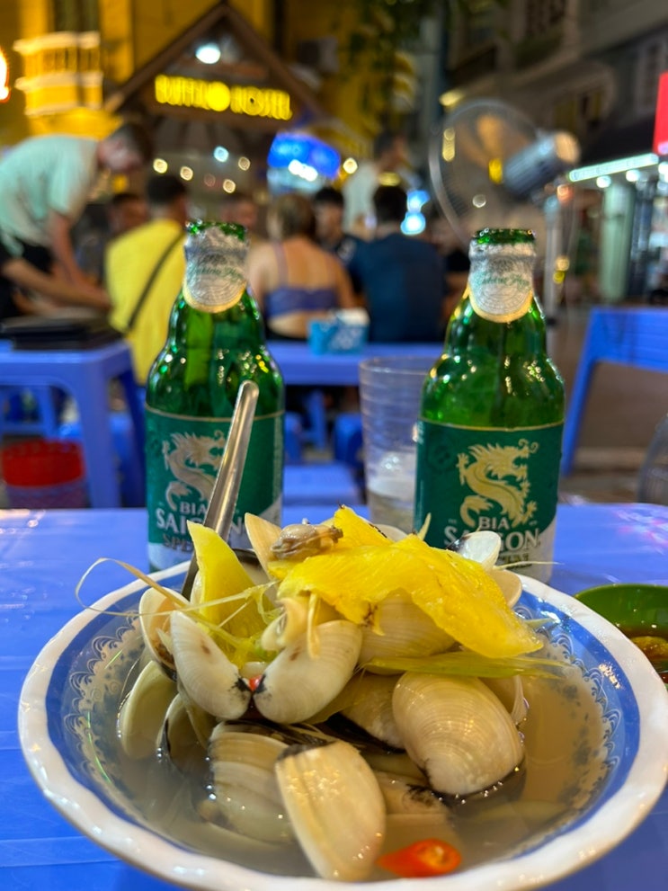 [베트남여행] 그랩으로 분짜 주문해 먹고 하노이시내에서 버스타고 하노이공항 가기
