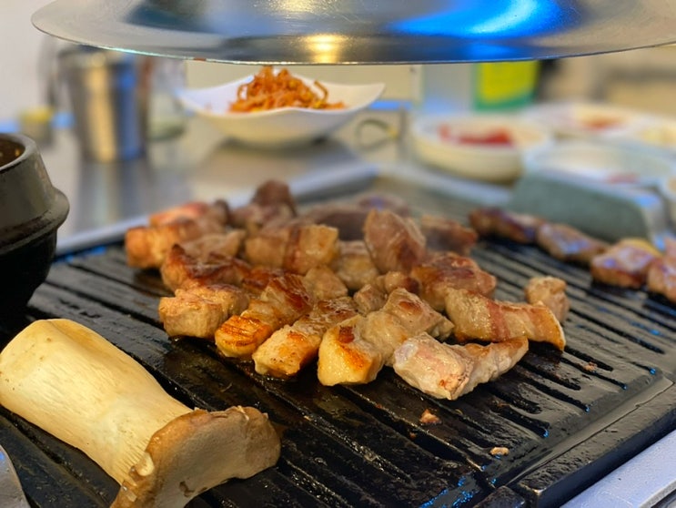  [대전/유천동맛집]둔산주먹구이초록집, 야외에서 즐기는 삼겹살