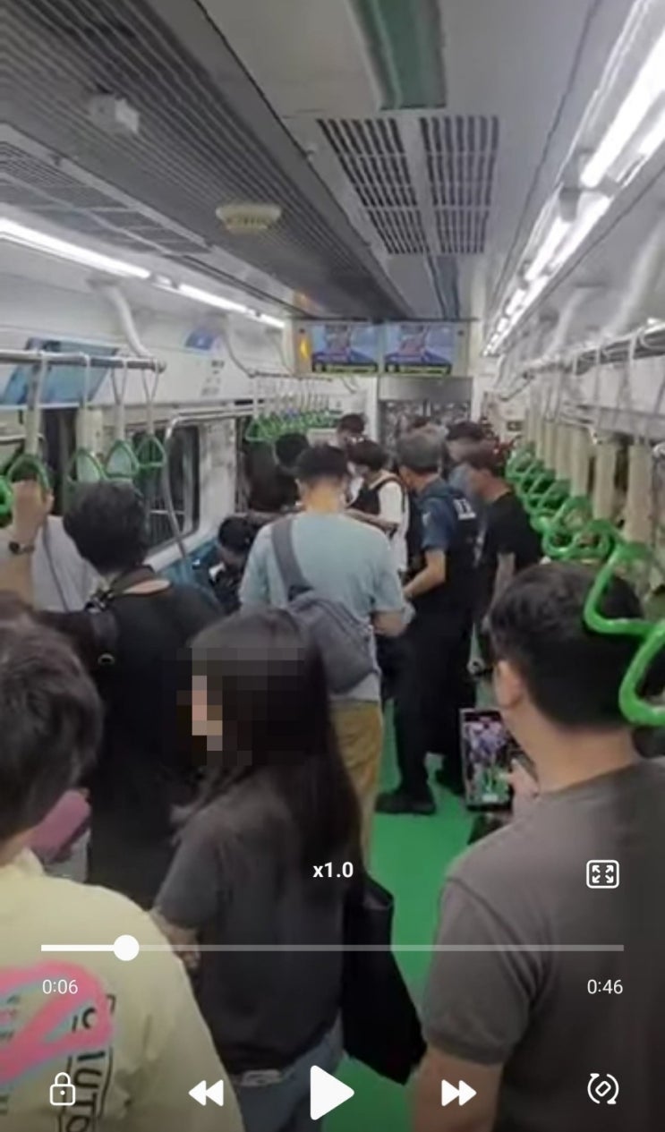 서울 합정역 칼부림 영상 50대 남성 체포