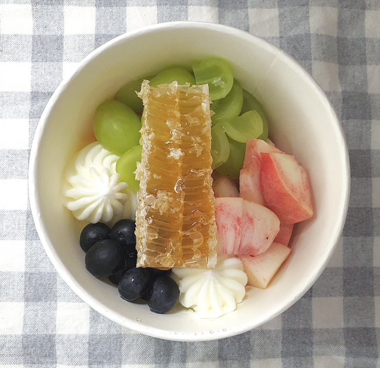  광주 용봉동 맛집 전남대 요거트아이스크림의정석 광주북구점 요아정 메뉴 추천 칼로리 모듬과일세트 벌집꿀