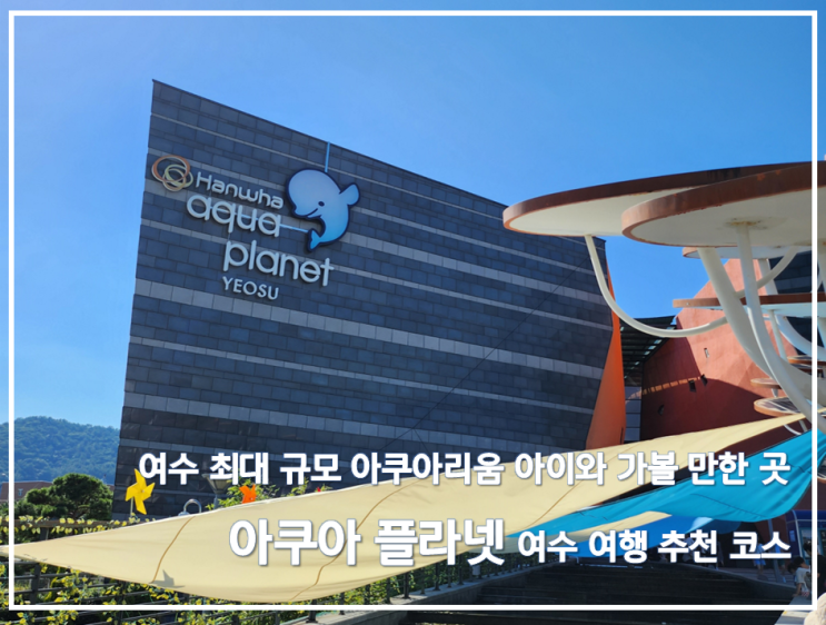  여수 최대 규모 아쿠아리움 아이와 가볼 만한 곳 아쿠아 플라넷  여수 여행 추천 코스