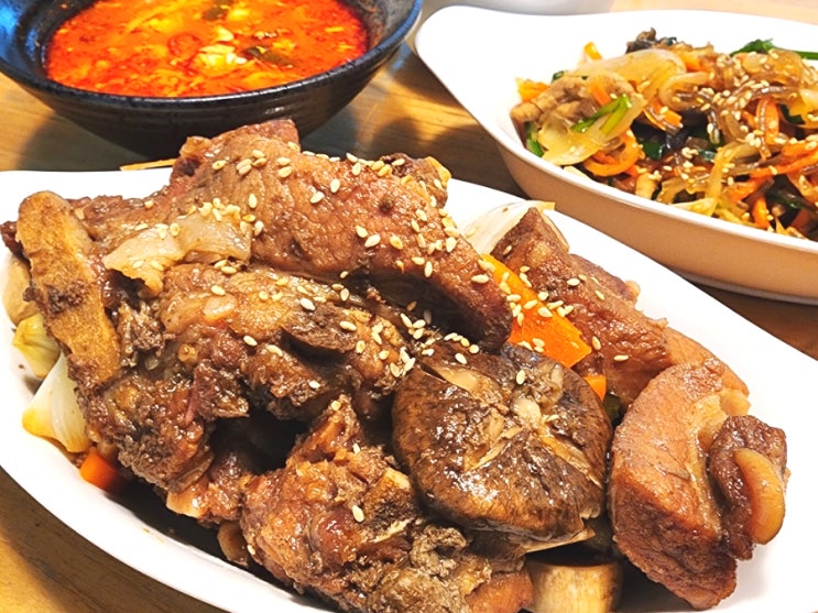  돼지갈비 찜 만들기 레시피 with 비법 양념 공개