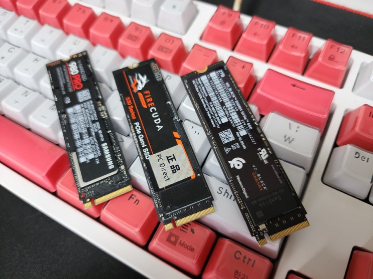  [사용기]SSD NVme  3대장 선택장애 가진다면 지금 결정