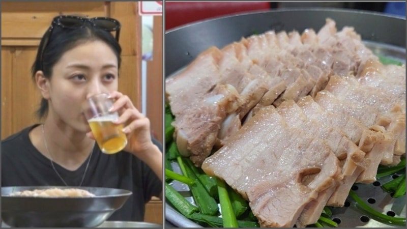 나혼자산다 408회 트와이스 지효 보쌈 칼국수집 | 금호동 금남시장 맛집, 김경자 원조 손칼국....
