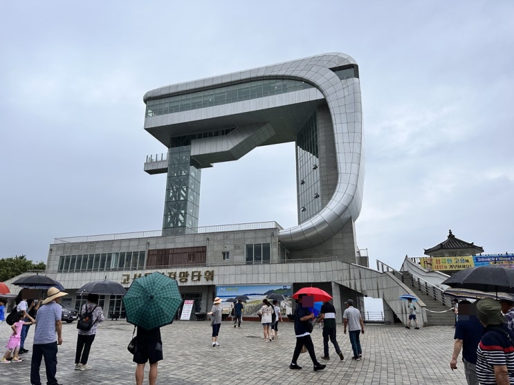  날씨가 도와주지 않았서 아쉬웠던 고성 통일전망대 통일전망타워