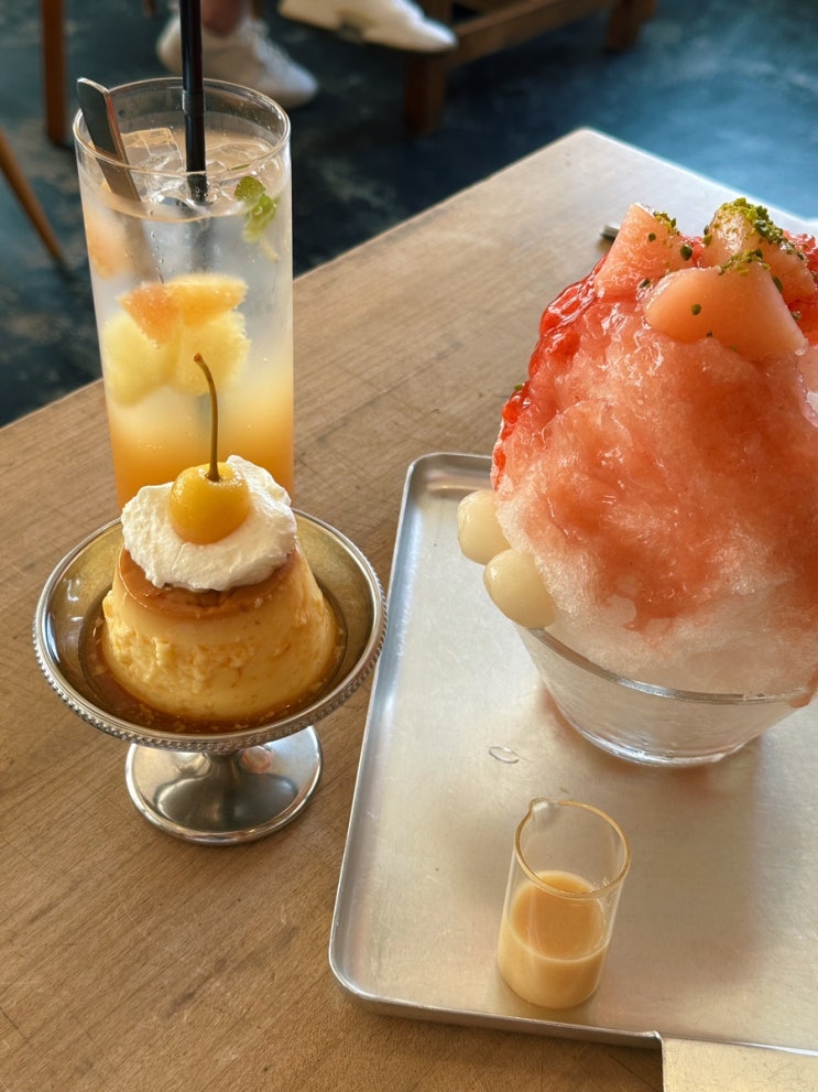  일본식 빙수를 만날 수 있는 후쿠오카 야쿠인 카페 쿠라스코토
