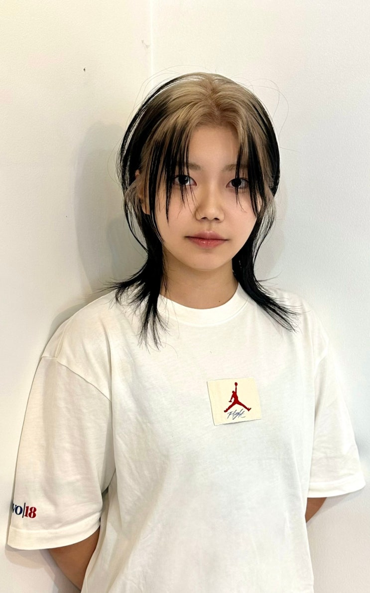  루트쉐도우 염색으로 뿌리탈색만하기 태민염색 루트염색 / 홍대페기쌤