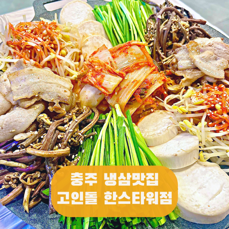  충주 냉삼맛집 고인돌 한스타워점 하이볼 파는 냉삼집