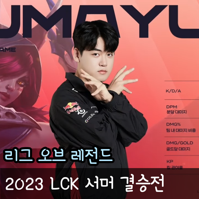  2023 LCK 서머 결승 롤챔스 결승 정보 2023년 8월 20일 젠지 T1