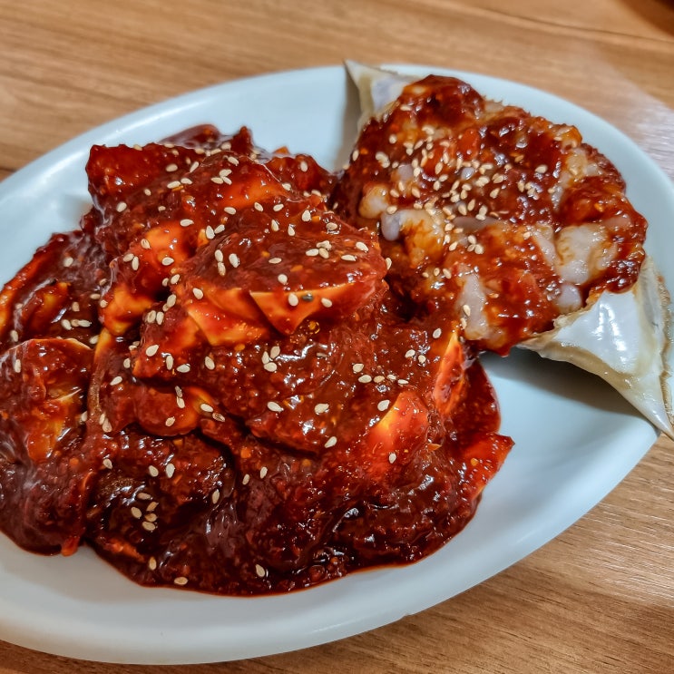 [목포 장터식당 본점] 게살비빔밥 꽃게무침 : 양념게장 총정리편(주차 포장)