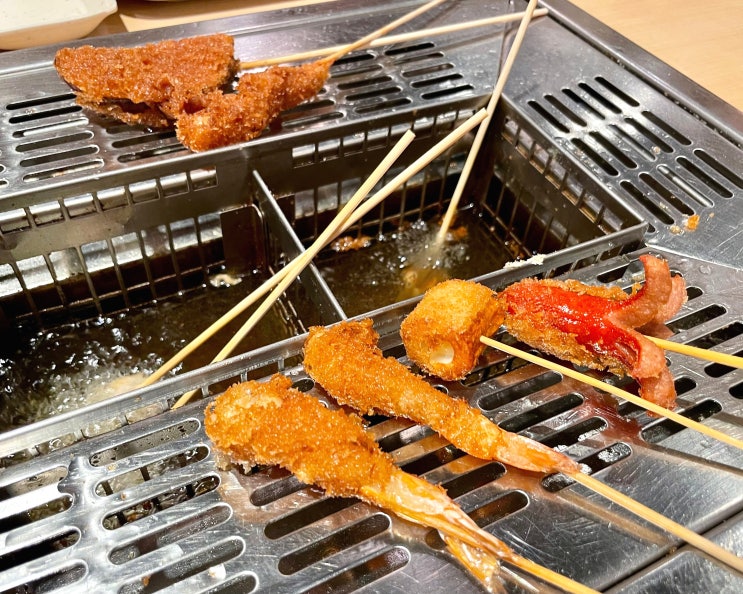 오사카 쿠시카츠 무한리필 쿠시야모노가타리 난바파크스 오사카 쿠시카츠 무한리필 쿠시야모노가타리 난바파크스