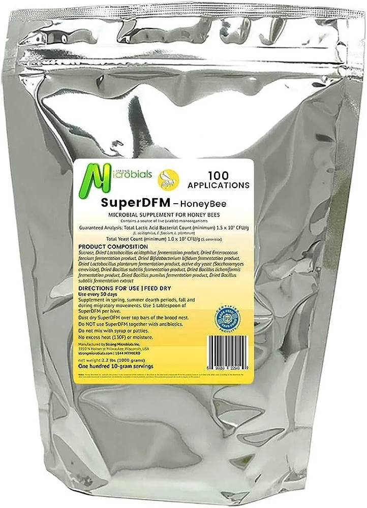  꿀벌 양봉 유산균제 생균제 Strong Microbials SuperDFM-Honeybeeㅡ 아마존 직구