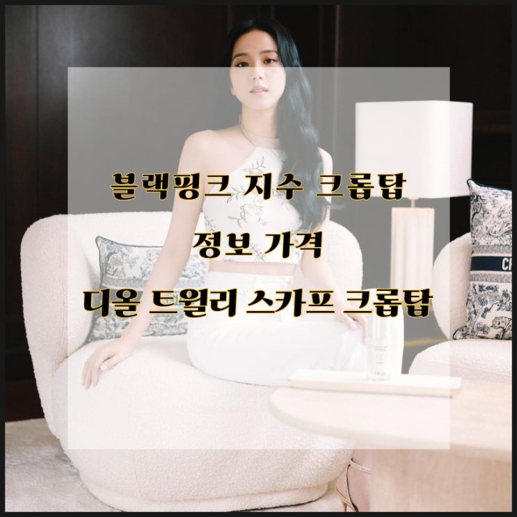  블랙핑크 지수 인스타그램  패션 크롭탑 정보 가격 정리