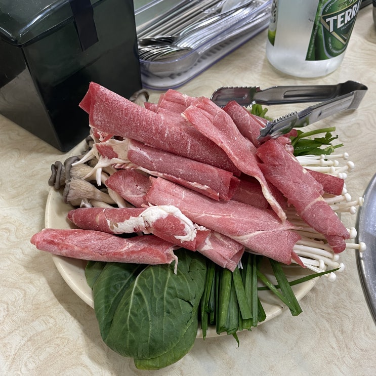  성남 분당 수내동맛집 신해철거리 산촌버섯매운탕칼국수