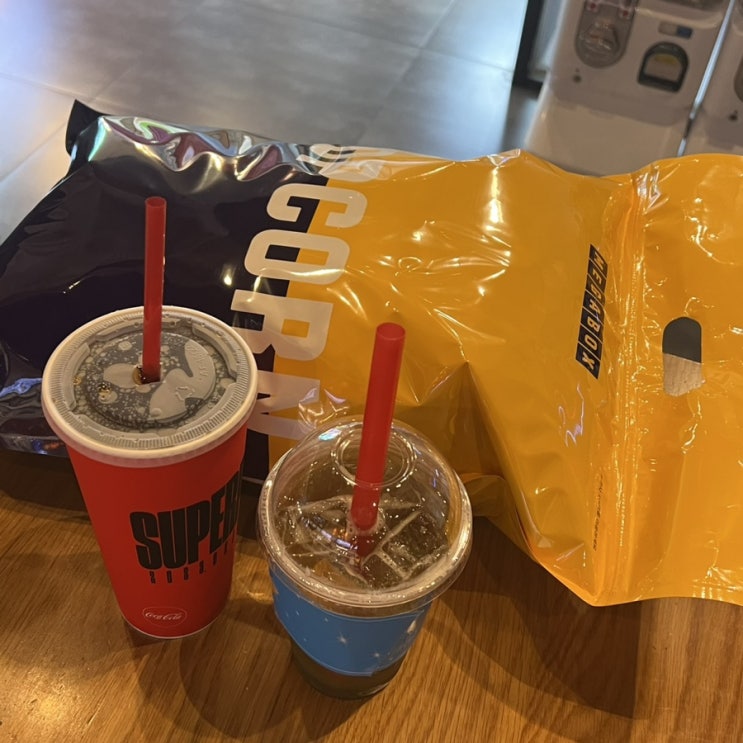  상봉 메가박스 포대 팝콘 + 명탐정코난 흑철의어영 4주차 특전