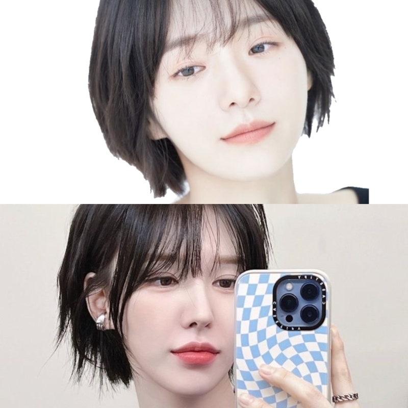 여자 연예인 숏단발 스타일 박규영 레이어드컷, 짧은 숏컷 단발 웬디 스타일 참고 모음!