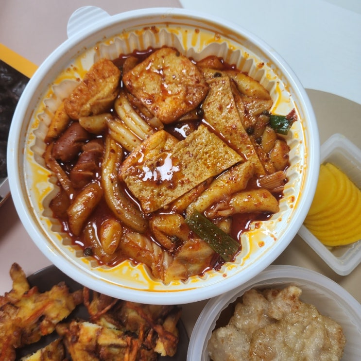  [오목천동 떡볶이] 수원 '동대문엽기떡볶이' 마라떡볶이 꿔바로우 배달 후기