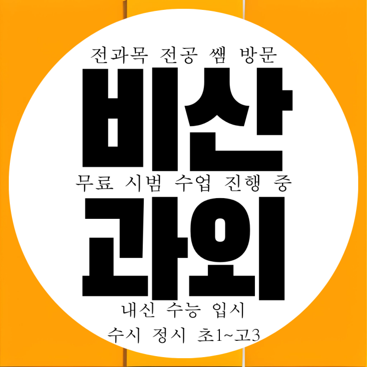  안양 평촌 비산동 국영수 과외 초등 국어 영어 수학 과학 과외