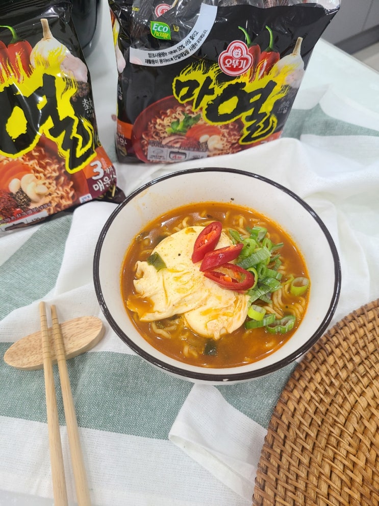  오뚜기 열라면 신제품 마열라면 국물이 끝내줘요~