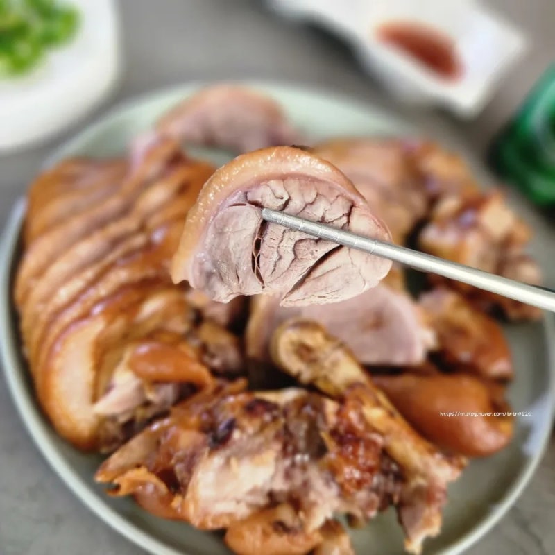 팽현숙 옛날 왕족발 제주 흑돼지로 만든 순살 미니족발