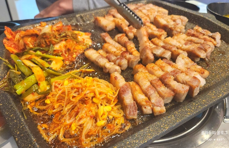 인천 루원시티 삼겹살 맛집 추천 뱃살집 신현점