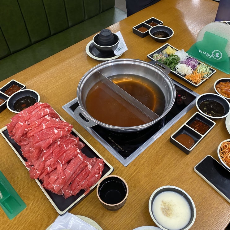  청주 복대동 샤브샤브 맛집 "샤브마니아 복대점" 무한리필 셀프바+대형 놀이방까지 내돈내산 후기!!
