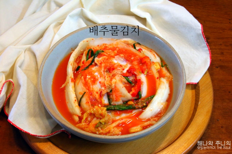 배추물김치 식당보다 더 맛있게 만들기 여름 가을 배추물김치 담그는법
