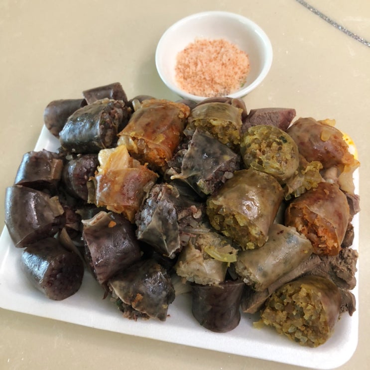  인천 논현동 순대 맛집 팔천순대 포장 존맛탱
