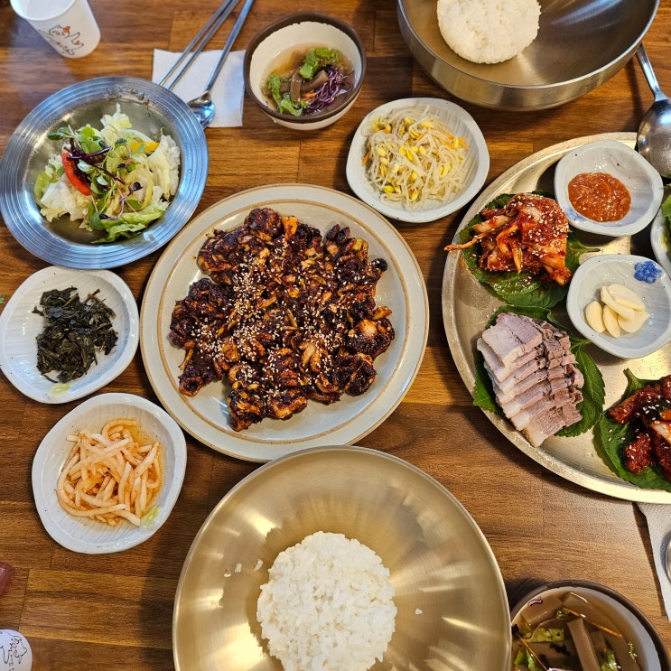  경기광주 오포신현리 태재고개 분당쭈꾸미 맛집 늘찬애쭈꾸미&채반보쌈