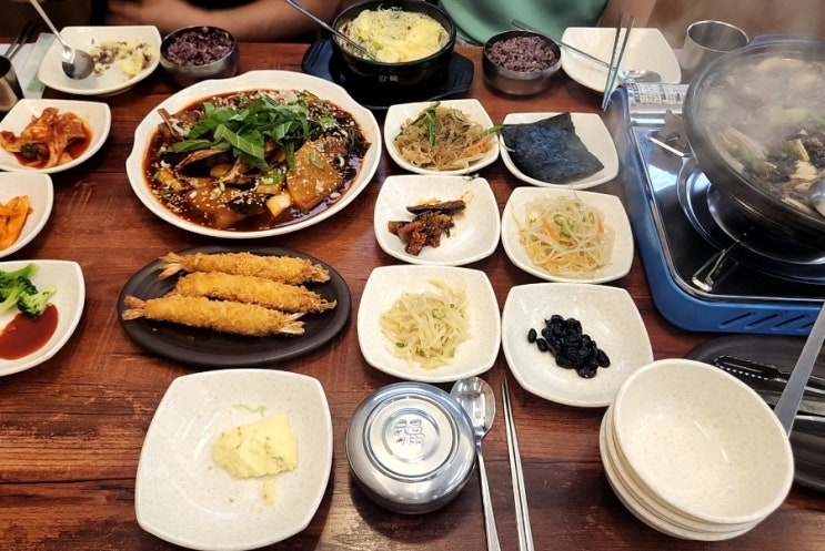  미사 맛집 건강한 식탁 코다리와 능이버섯