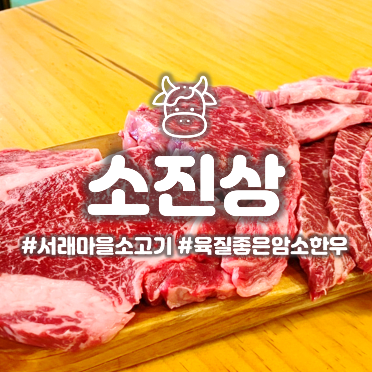  서래마을 신상 소고기 맛집 '소진상' 고속터미널역 근처 한우집