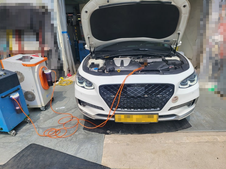  그랜저ig lpg. 소음 노킹 떨림 잡는 택시 수소크리닝