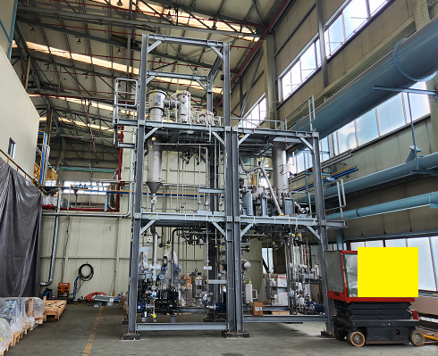  박막증류장치_설치현장_Thin film evaporator