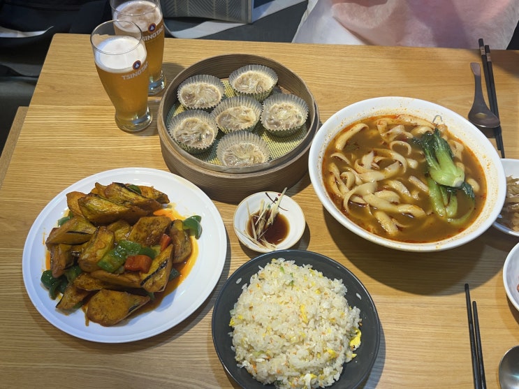  건대 줄서는식당 송화산시 도삭면 평일저녁 웨이팅 후기!