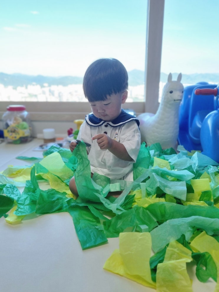  17개월 아기와 미술놀이 /홈문센/아기와 집에서 놀아주기