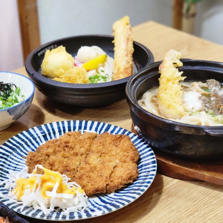  수원 성균관대역사 2층 맛집 추천 부카케 우동 전문점 '카마타케제면소 성대역점'