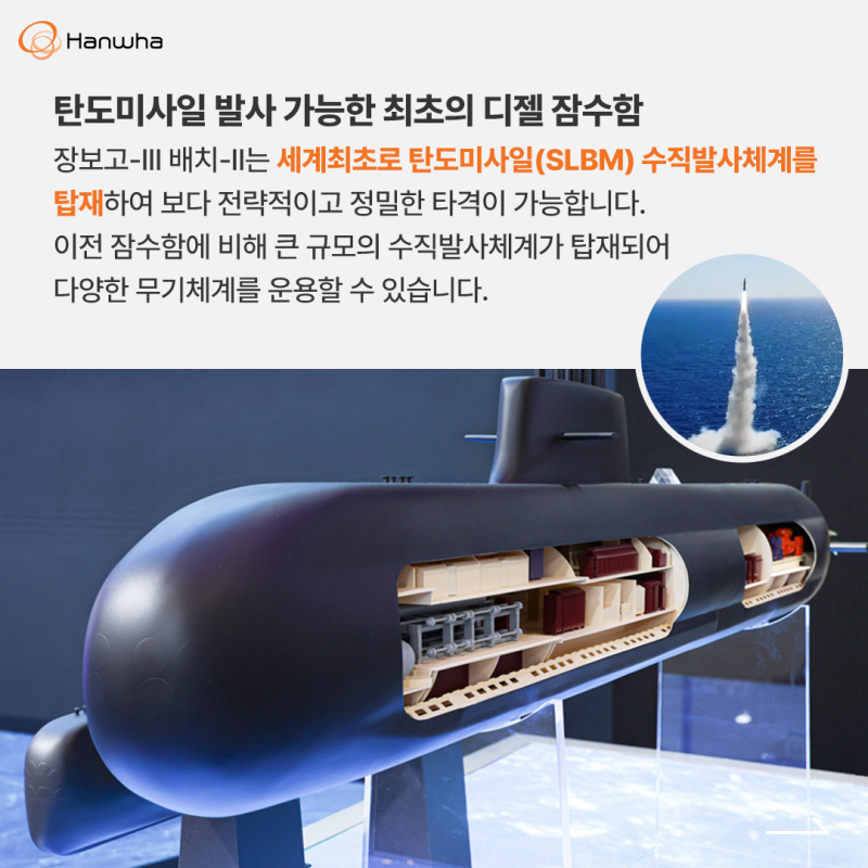 전 세계 잠수함 시장을 선도할 한화오션 차세대 잠수함 장보고-Ⅲ 배치-Ⅱ의 모든 것 : 네이버 블로그