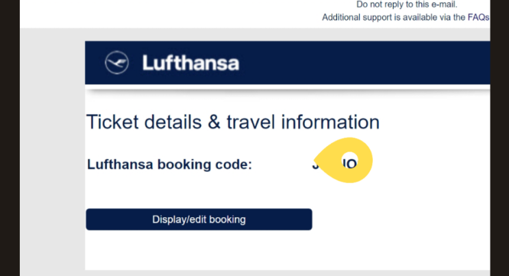 Lufthansa 루프트한자 개인 정보 입력하기