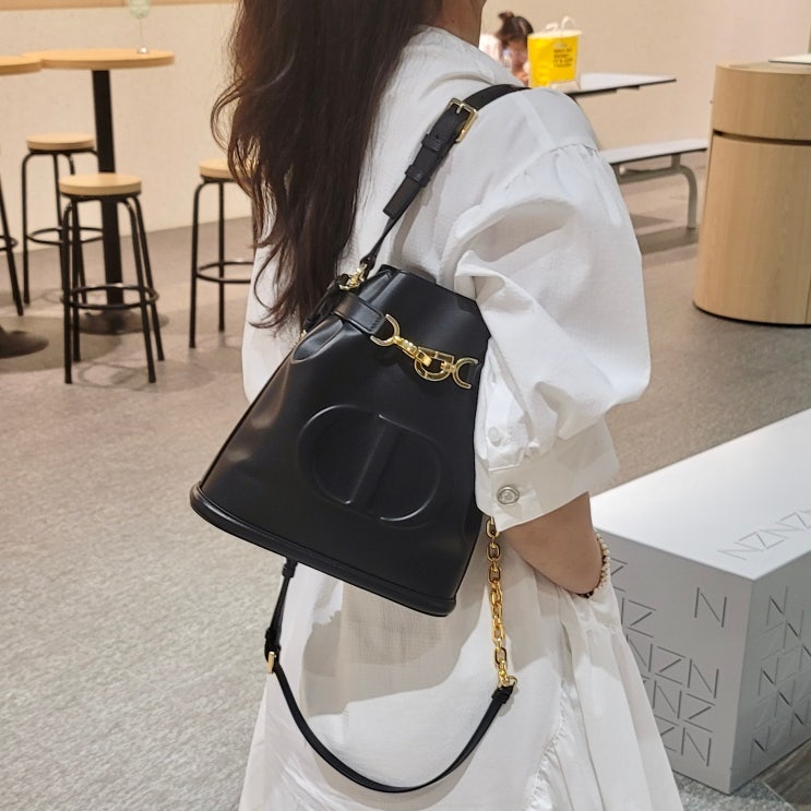  디올 쎄디올 c'est dior 버킷백 미디엄 블랙, 세디올 구매 착샷까지