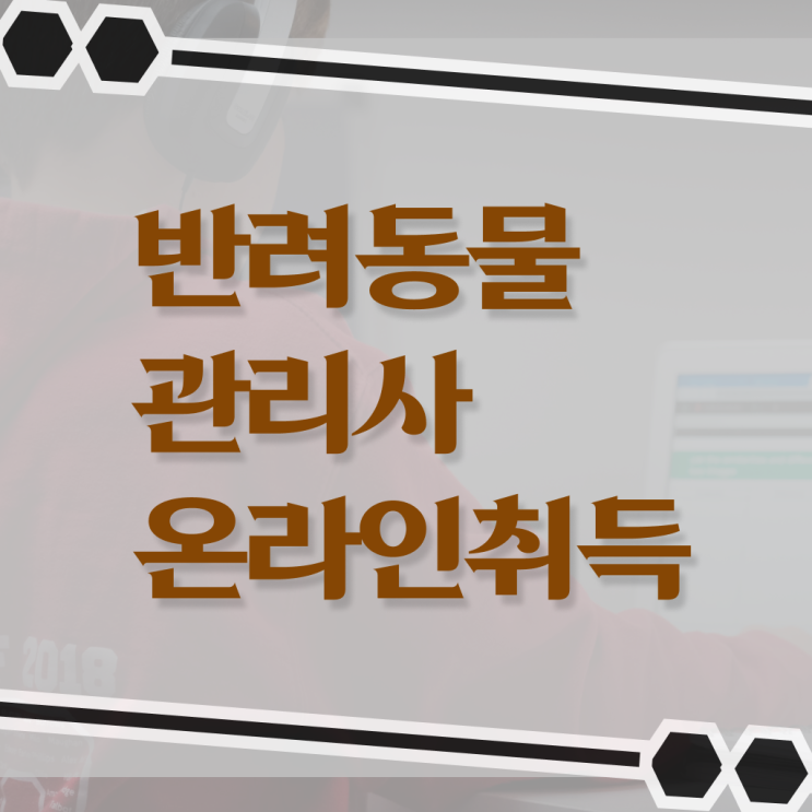  반려동물 관리사 하는일 알려드릴게요 .