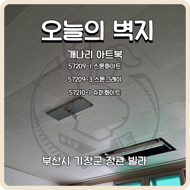  부산도배 정관신도시 34평대 빌라 사는집도배
