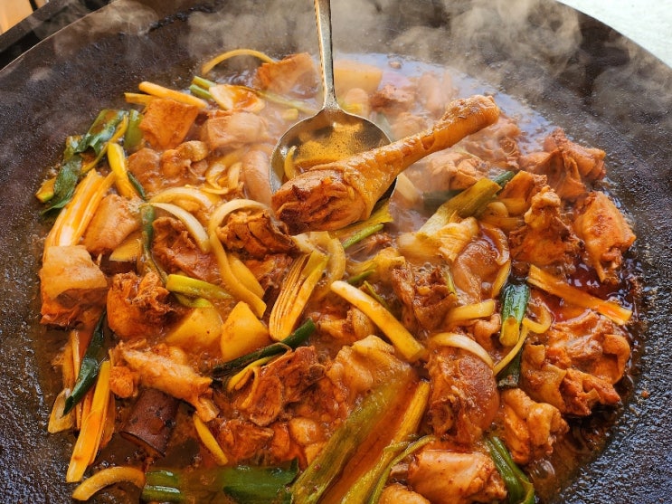  '마니산 솥뚜껑닭볶음탕' 인천 강화도 맛집 내돈내산