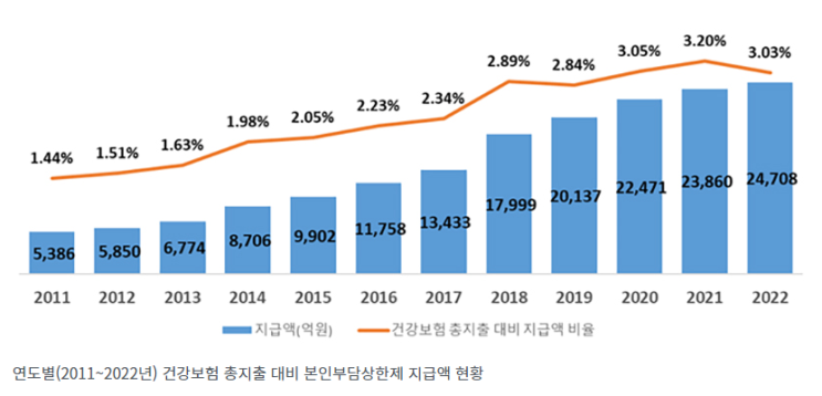 본인부담상한 초과 의료비 돌려준다…187만 명, 1인당 평균 132만 원