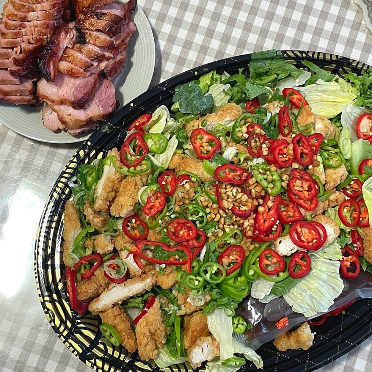  이마트 트레이더스 즉석음식 유린기 BBQ 훈제 삼겹살 추천