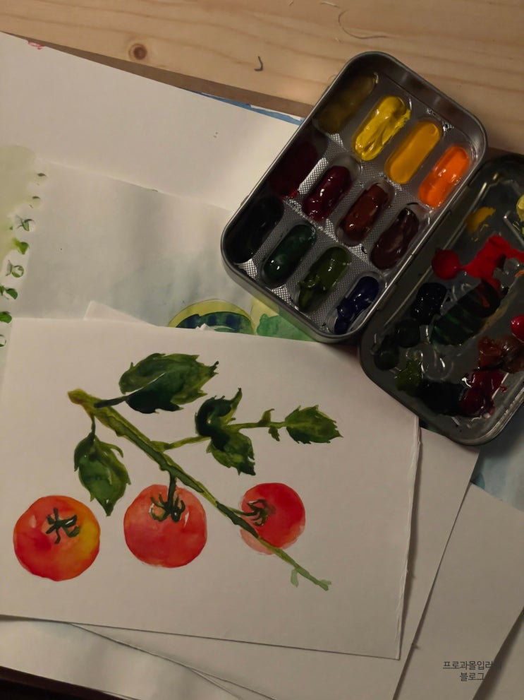  언제 어디서나 그림 그리고 싶잖아!_미니 파레트 만드는 방법