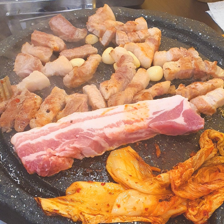  신내동 삼겹살 맛집 삼겹 식당 신내점 쫀득살 가성비 추천 고기