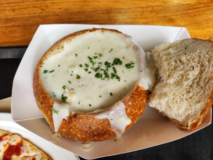  샌프란시스코 해산물 클램차우더 Boudin 샌프란 피어39 맛집 피셔맨스워프 보딘 부댕 베이커리 메뉴