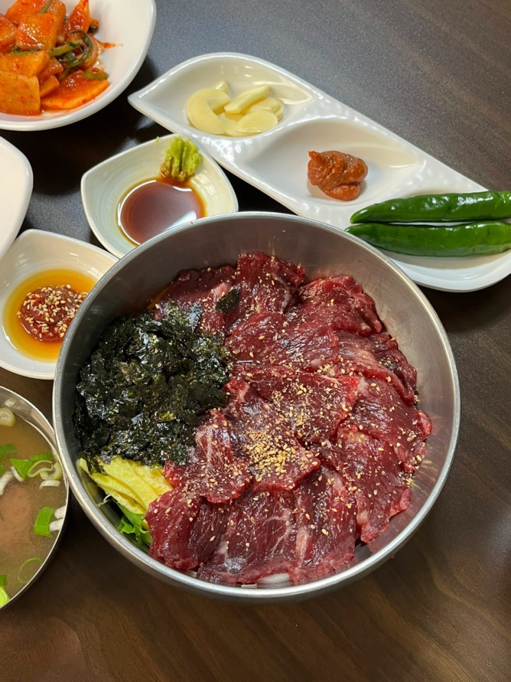 [전남 함평 맛집] 전주식당 ! 광주 근교 꼭 먹어봐야할 찐 한우생고기 비빔밥 !
