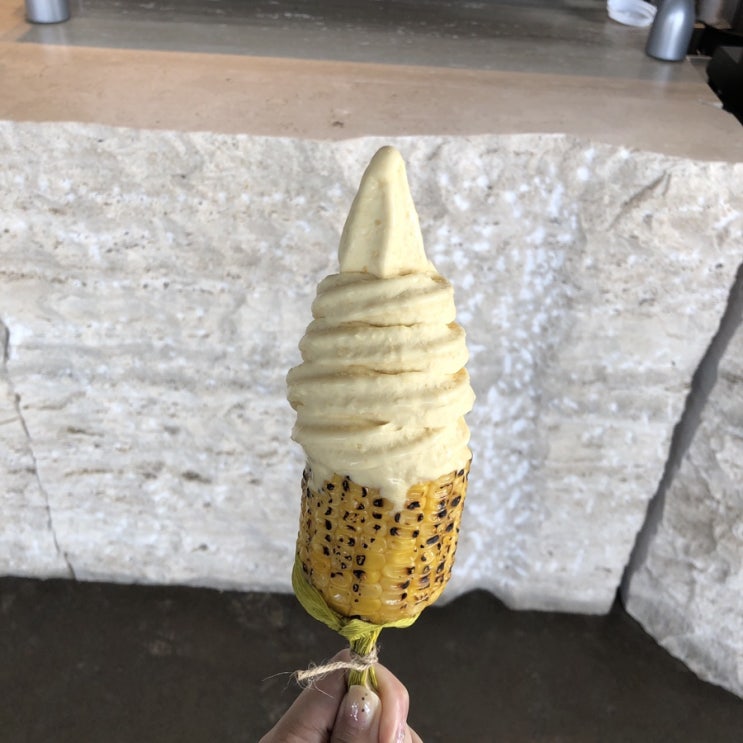  제주 초당옥수수 아이스크림&라떼 맛집 : 점점
