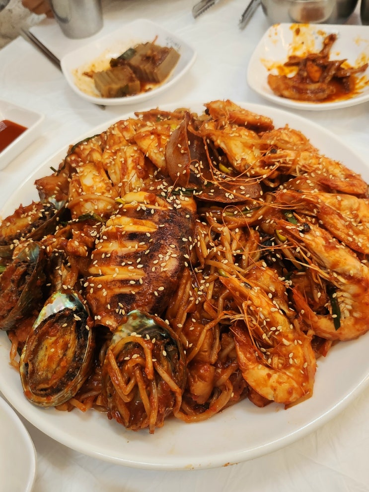  [여수] 가족들이랑 찾아간 동네맛집, 푸짐한 가성비 해물찜 "   아꾸사랑"